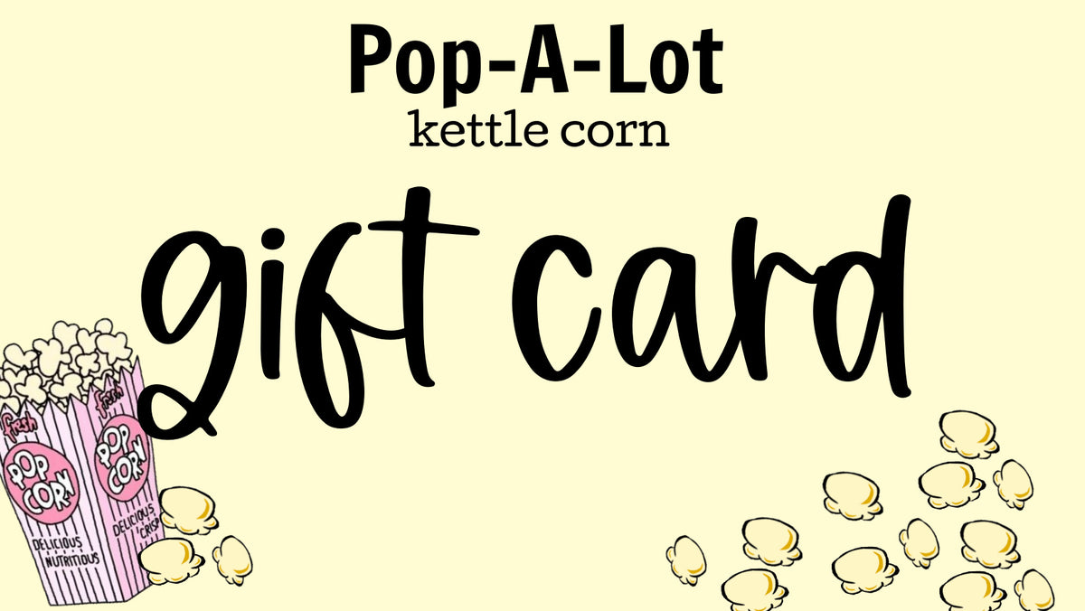 Kettle Corn NYC Gift Card (online orders only) – Kettle Corn NYC