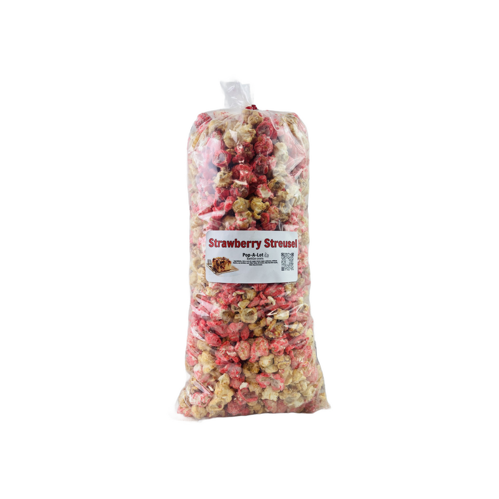 Strawberry Streusel Flavored Kettle Corn, Single Bag