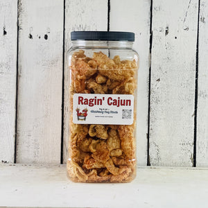 Ragin' Cajun Flavored Heavenly Hog Rinds Grip Jar, 128oz