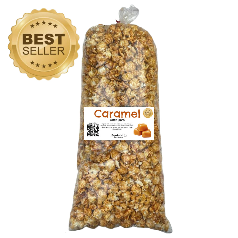 
            
                Load image into Gallery viewer, Caramel Flavored Gourmet Kettle Corn, Single Bag
            
        